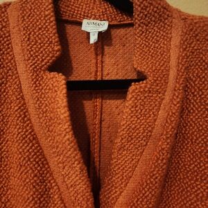 Armani Collezioni Rust Textured Blazer